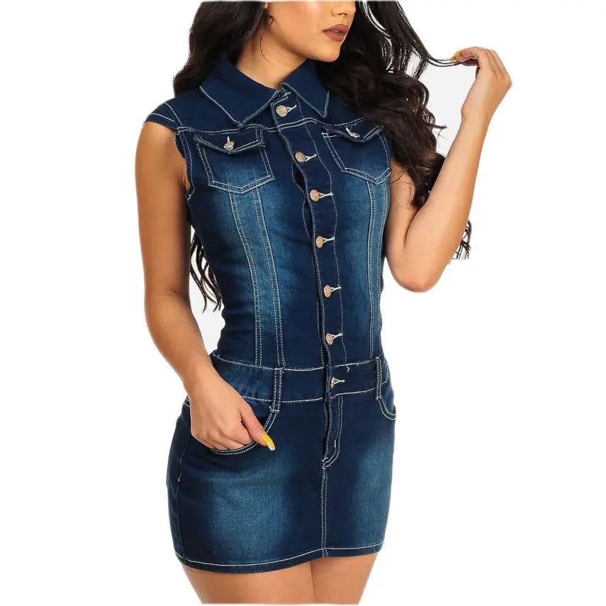 Women Denim dress MyQualityproduct.shop