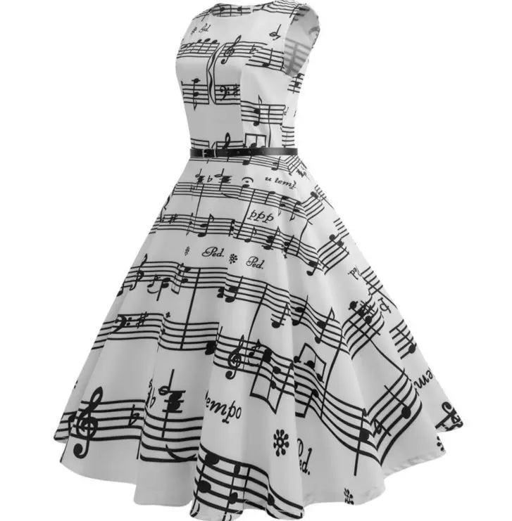 Women Dress Piano Music MyQualityproduct.shop