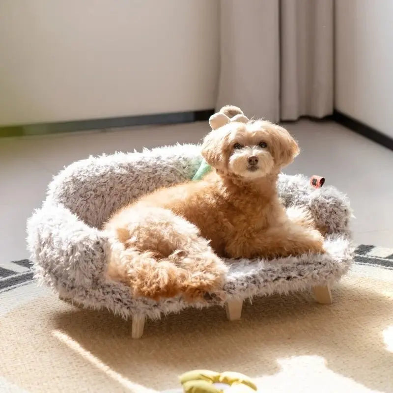 Wooden Pet Bed Kennel Dogs And Cats Bed Luxury Cat Bed Pet Safety Bed Bed Small Size Medium Dog MyQualityproduct.shop